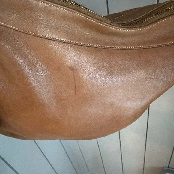 Coach Legacy Cross Body Bag 9325 Tan Brown Leather - Picture 6 of 7